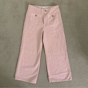 Zara Pink Sailor Pants 6